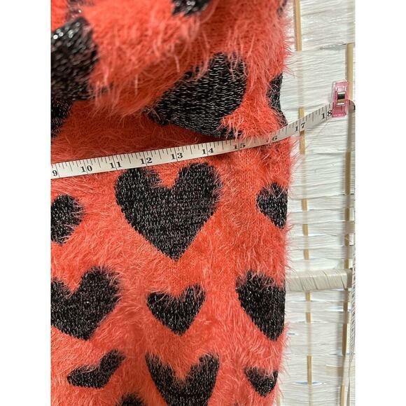 Pure Rebel Girl soft sweater with hearts size M - Picture 6 of 6